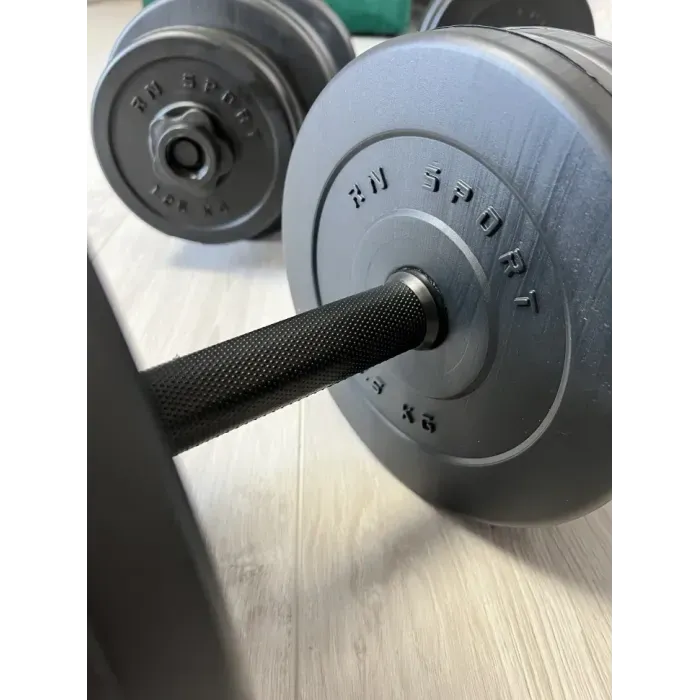 Набір гантелей 52 кг набірні (2в1) RN-Sport зі з'єднувачем