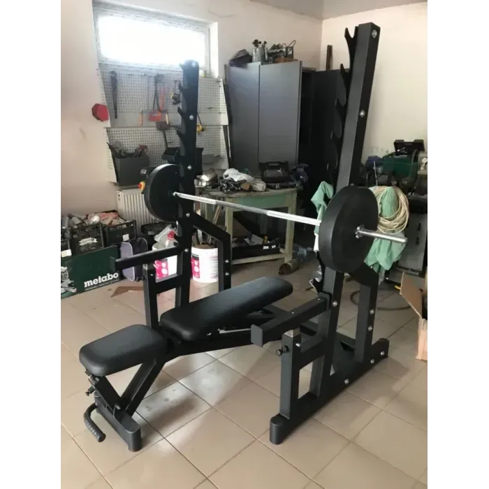 Лава для жиму RN-Sport Black Rock професійна, чорна