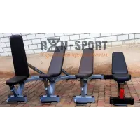 Скамья для жима RN-Sport Black Rock со стойками для штанги