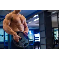 Диск для штанги RN-Sport 20 кг, Ø25мм, Quatro-Grip, металлический, ударопрочный, гарантия 5 лет