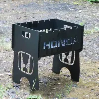 Мангал розбірний на 8 шт з індивідуальним гравіюванням - HONDA - у подарунок. Мангал для подарунка