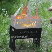 Разборный мангал "Тенис" на 6 шампуров: Именной подарок для мужчины, 3мм сталь, чехол