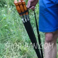 Шкіряний чохол для шампурів з гравіюванням: подарунок для пікніка та відпочинку на природі