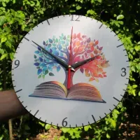 Настенные часы с фото 30x30 см: персонализация, УФ-печать на дереве, декор для дома