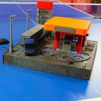 Наливатор АЗС на 6 рюмок (50 мл): оригинальный подарок, USB, пластик, фанера, дозатор для спиртного