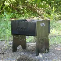Мангал на 8 шт розбірний з індивідуальним гравіюванням - ARSENAL - у подарунок. Подарунковий мангал