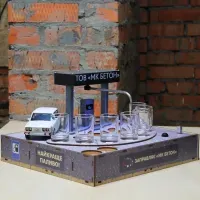 Наливатор алкоголю АЗС ВАЗ-2106 на 7 чарок (50 мл) з регулюванням дози - Оригінальний подарунок чоловікові