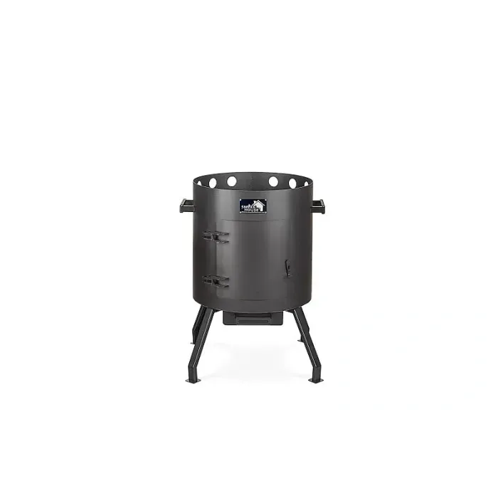 Пекти для казана Smoke House Uchag 12-15 л: переносна, сталева, для багаття, 40 см
