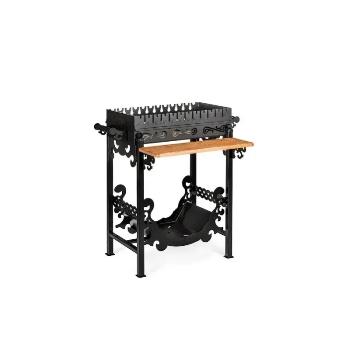 Мангал гриль BBQ SmokeHouse Antique Optimum: кришка, підставка під казан - для дачі та саду