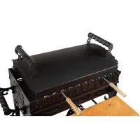 Мангал гриль BBQ SmokeHouse Antique Optimum: крышка, подставка под казан - для дачи и сада