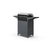 Мангал High-Tech 600 с крышкой BBQ, решеткой гриль, термометром. Модульный, стационарный.