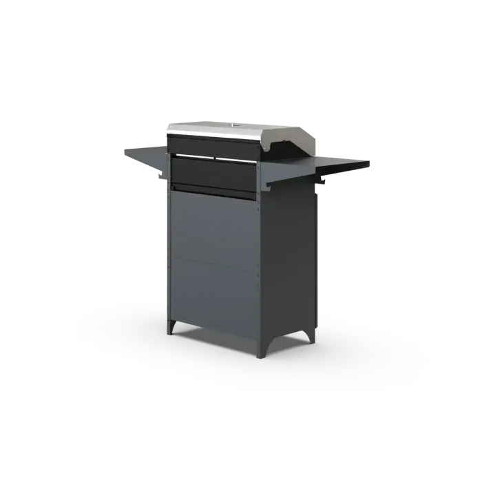 Мангал High-Tech 600 з кришкою BBQ, решіткою гриль, термометром.