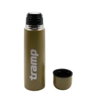 Термос Tramp Basic 0.5L UTRC-111 Хаки: нержавеющая сталь, для напитков, походный, 12 часов тепла