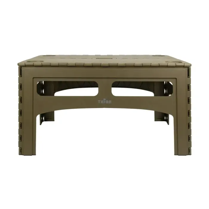 Складаний стіл для кемпінгу Tribe Camp Table Low Olive (70х44 см), пластиковий столик для пікніка та відпочинку