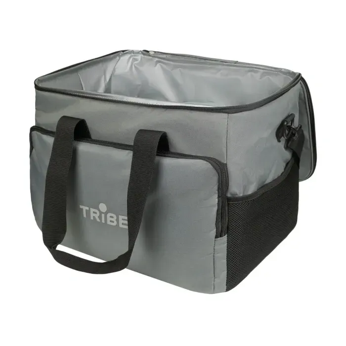 Термосумка Tribe Cooler 25 л серая, изотермическая сумка-холодильник для продуктов, пикника и пляжа