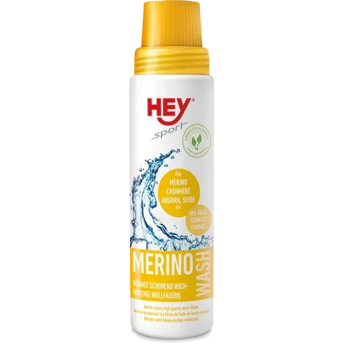 Засіб для прання шерсті HeySport Merino Wash 250 мл: для мериноса, кашеміру, делікатних тканин.