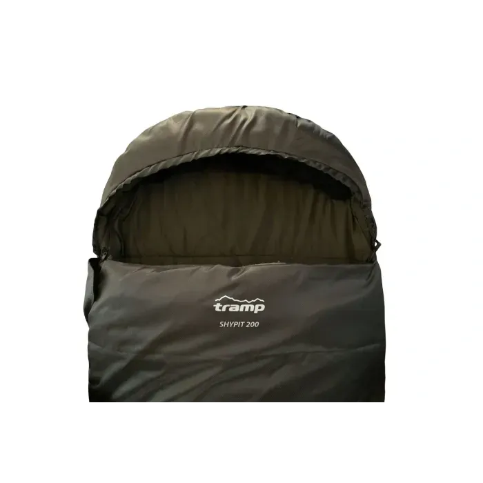 Спальний мішок Tramp Shypit 200 ковдра з капюш лівий olive 220/80 UTRS-059R