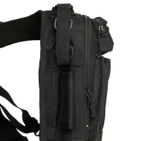 Сумка через плече Tribe Sling Pack 6,5 л. T-IE-0003, Чорний. Поясний рюкзак для плеча. Чоловіча поясна сумка