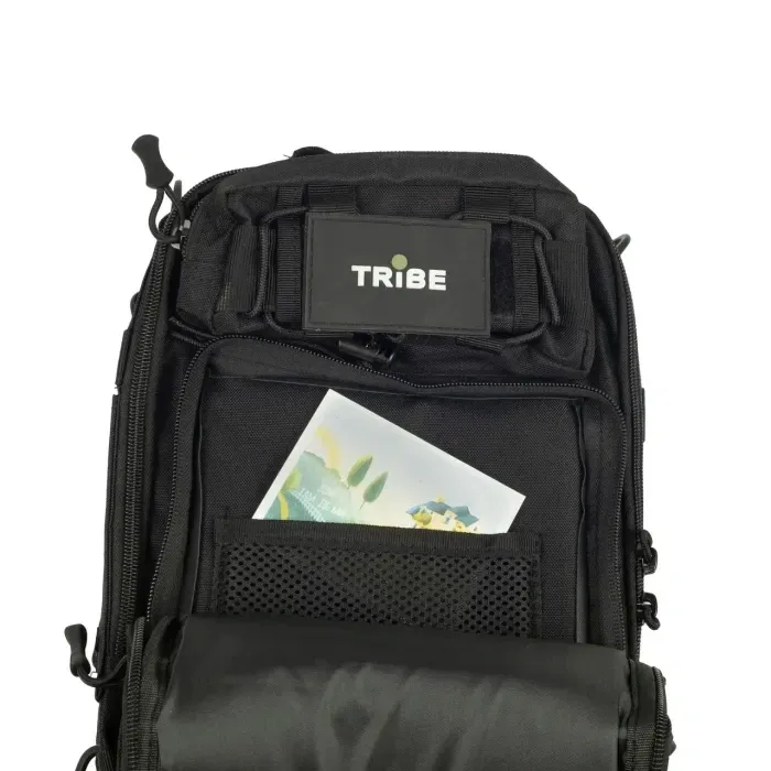 Сумка через плечо Tribe Sling Pack 6,5 л. T-IE-0003, Черный. Поясной рюкзак для плечо. Мужская поясная сумка