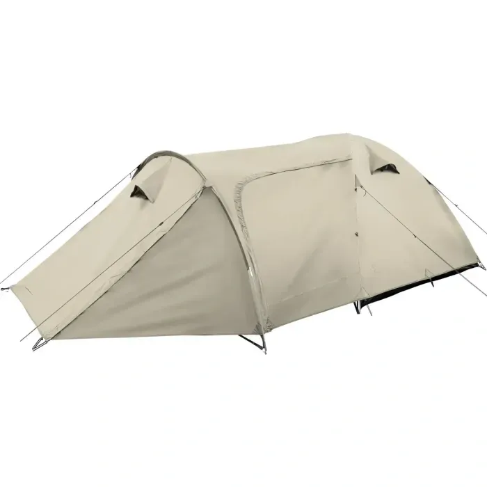 Палатка Tramp Lite Twister 3+1 песочная: трехместная туристическая с тамбуром, 4000мм, для походов