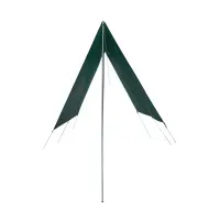 Тент Tramp 3x3 green UTRT-104 со стойками: защита от солнца и дождя, полиэстер 4000 мм