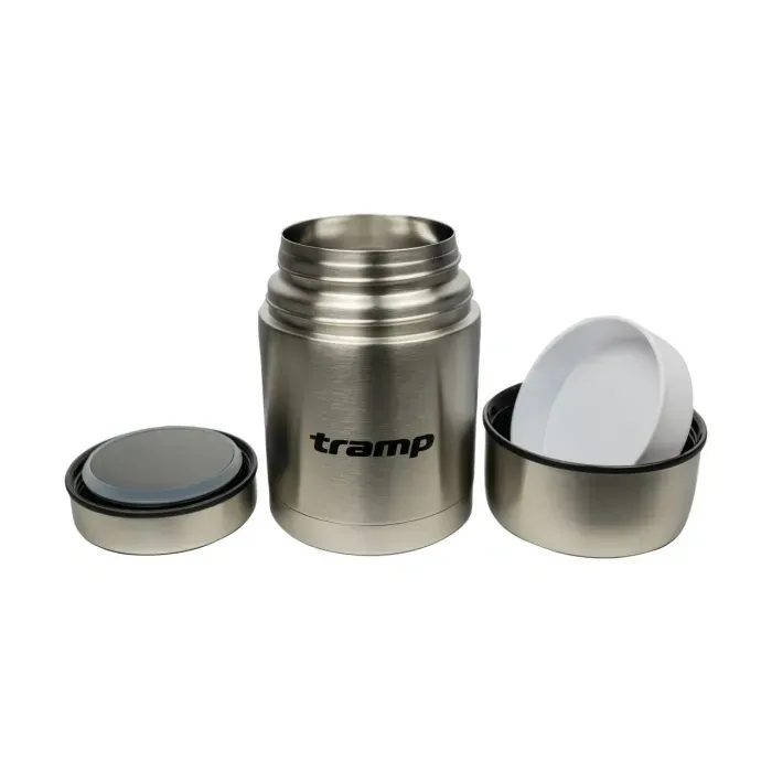 Термос пищевой Tramp UTRC-078 0.7л с широким горлом, 2 миски, нержавейка
