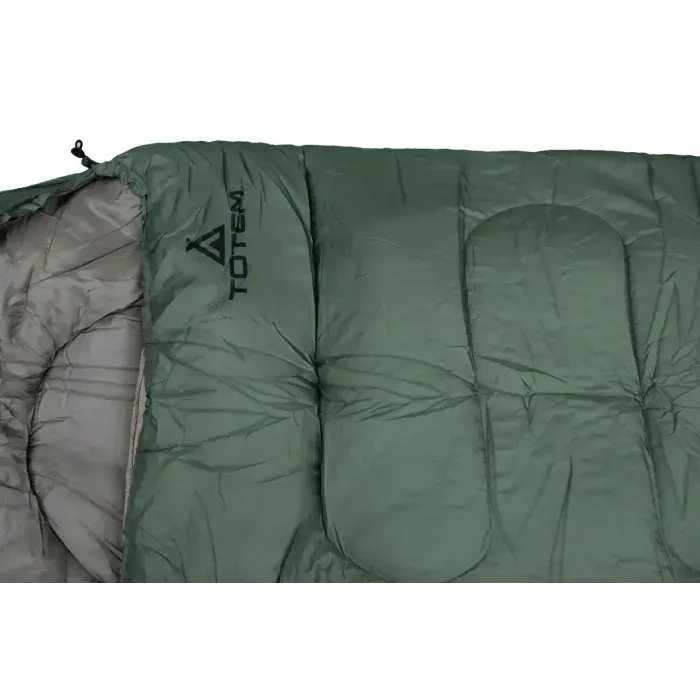 Спальний мішок Totem Fisherman XXL ковдра з капюш правий olive 180+40/90 UTTS-013