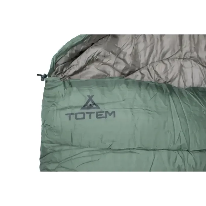 Спальний мішок Totem Fisherman XXL ковдра з капюш правий olive 180+40/90 UTTS-013