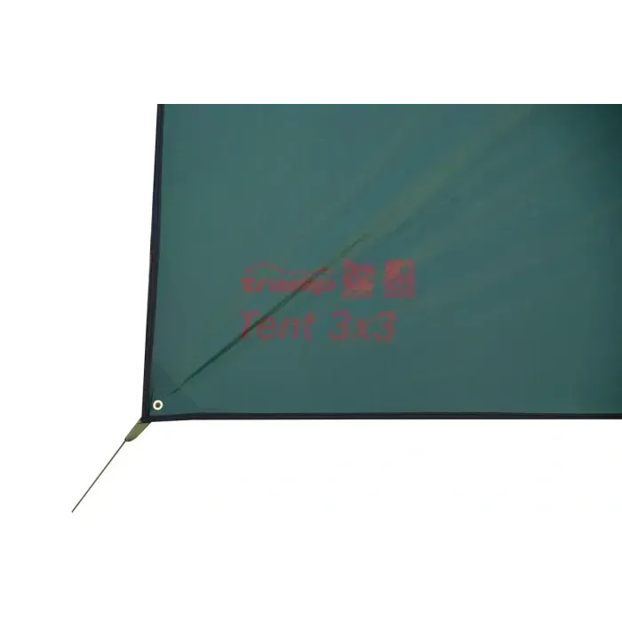 Тент для навеса от дождя Tramp Tent 300 х 300 см. зеленый UTRT-100. Брезент водонепроницаемый для кемпинга