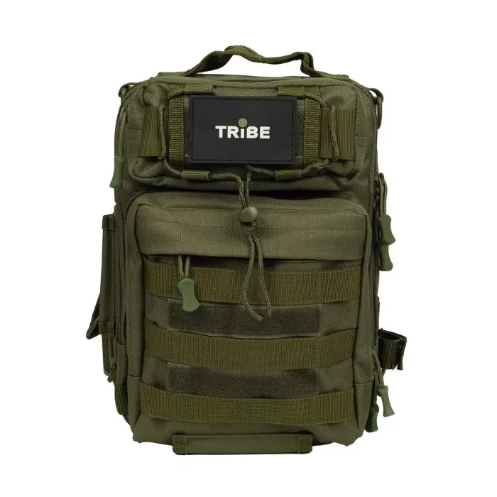 Сумка через плечо Tribe Sling Pack 6,5 л.T-IE-0003, Оливковый. Поясной рюкзак для плечо. Мужская поясная сумка