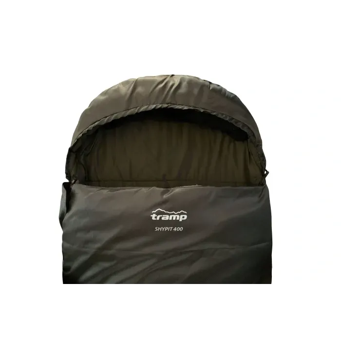 Спальный мешок Tramp Shypit 400 одеяло с капюшом левый olive 220/80 UTRS-060R