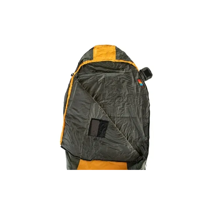 Спальный мешок Tramp Windy Light кокон левый yellow/grey 220/80-55 UTRS-055