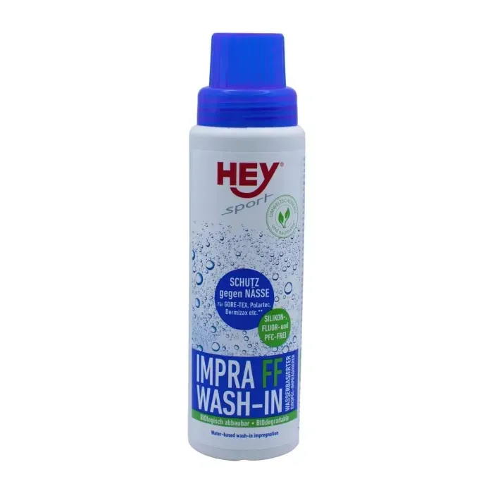 Просочення для прання HeySport Impra FF Wash In 250 мл: для мембран, Gore-Tex, захист від води