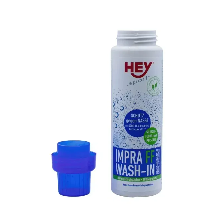 Просочення для прання HeySport Impra FF Wash In 250 мл: для мембран, Gore-Tex, захист від води