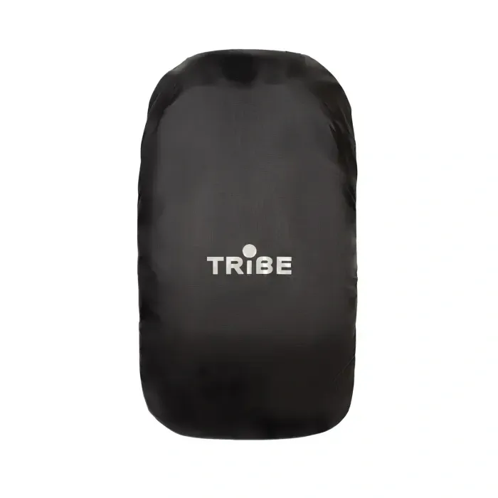 Чохол на рюкзак Tribe Raincover 70-100л чорний, водонепроникний, Ripstop, світловідбивний логотип