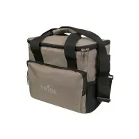 Термосумка Tribe Cooler 10 л коричневая, изотермическая сумка для еды и напитков с плечевым ремнем