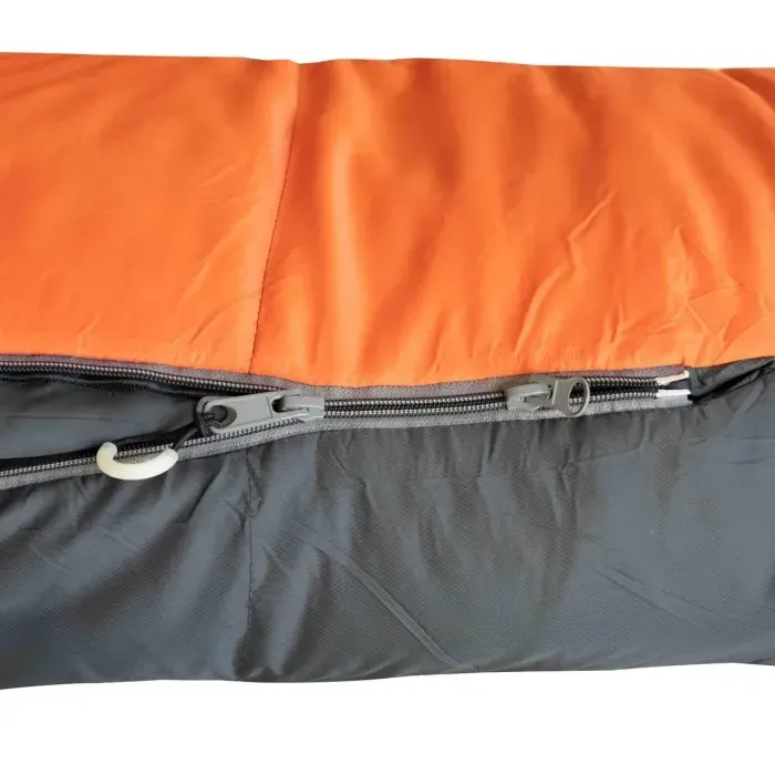 Спальний мішок Tramp Boreal Regular кокон (лівий) orange/grey 200/80-50, -15°C, T-Loft для туризму