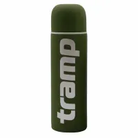 Термос TRAMP Soft Touch 1.2л Хакі: антиковзкий, нержавіюча сталь 18/8, піала, 24ч тепло