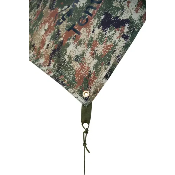 Тент для навеса от дождя Tramp Tent 3 х 5 м. камуфляж UTRT-101-camo. Брезент водонепроницаемый для отдыха