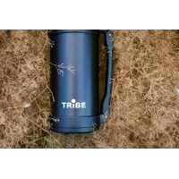 Термос Tribe Family Line 2.5 л черный: большой, для напитков, с ручкой и ремнем, 24ч тепло