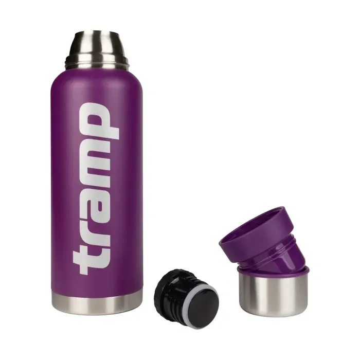 Термос Tramp Expedition Line 1.2л UTRC-028 Purple (нержавеющая сталь, узкий, для напитков)