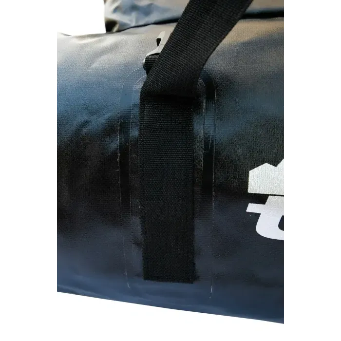 Гермосумка TRAMP PVC 60л Black: водонепроницаемый баул для туризма и сплавов, с ручками и ремнем