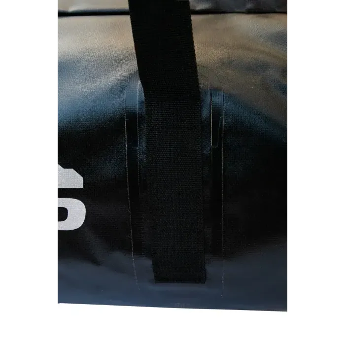 Гермосумка TRAMP PVC 60л Black: водонепроницаемый баул для туризма и сплавов, с ручками и ремнем