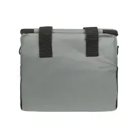 Термосумка Tribe Cooler 15 л, серая, сумка-холодильник для еды, пикника и пляжа с плечевым ремнем и карманами