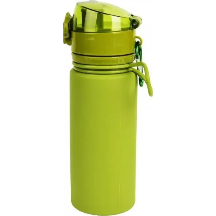 Бутылка силиконовая 500 мл Tramp, TRС-093-olive