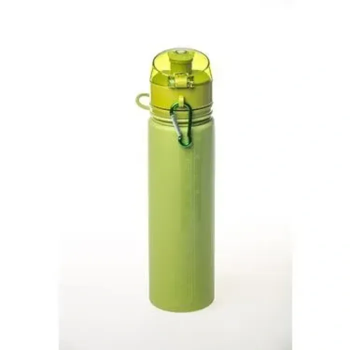 Бутылка силиконовая 500 мл Tramp, TRС-093-olive