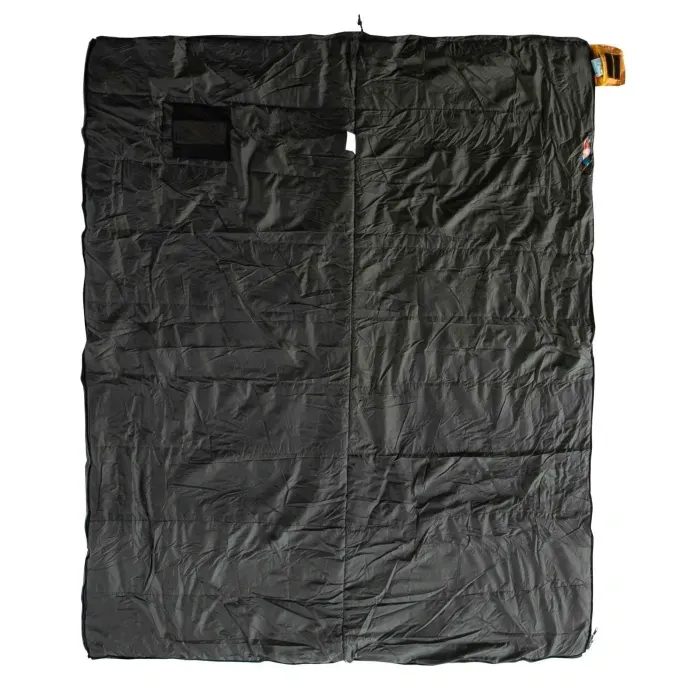 Спальный мешок Tramp Airy Light одеяло с капюшом левый yellow/grey 190/80 UTRS-056