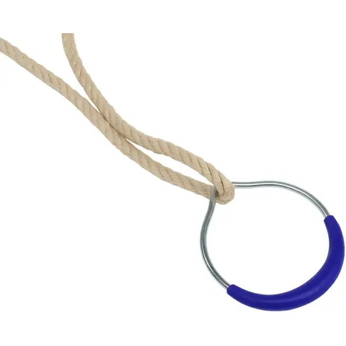 Деревянная трапеция с металлическими кольцами metal rings WCG
