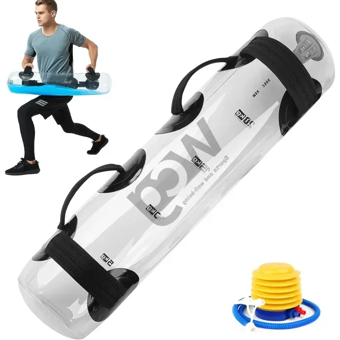 Сумка для тренувань WCG Water Bag (Аквамішок, 20кг) + Насос, Фітнес тренажер для дому/залу