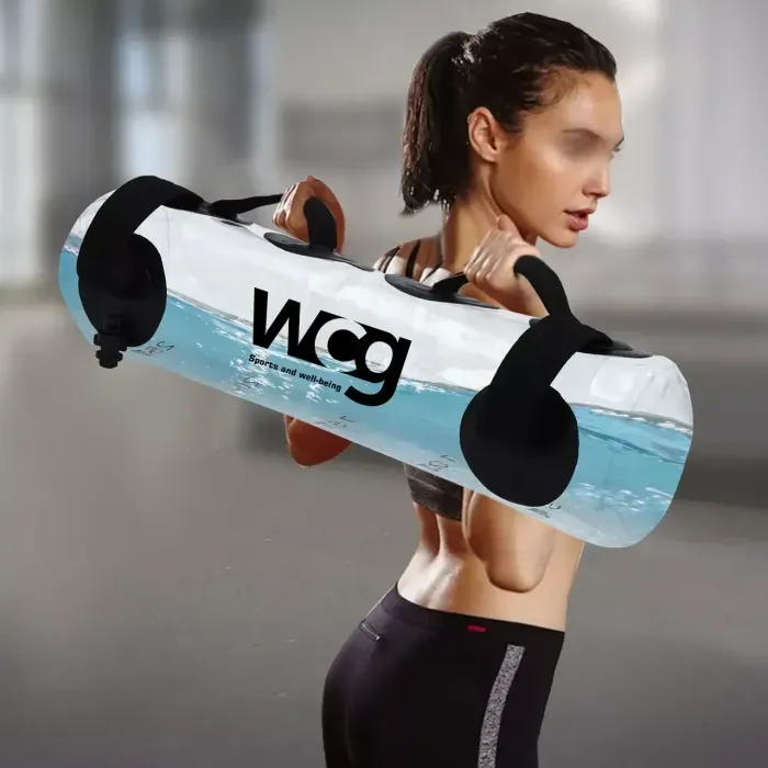 Сумка для тренувань WCG Water Bag (Аквамішок, 20кг) + Насос, Фітнес тренажер для дому/залу